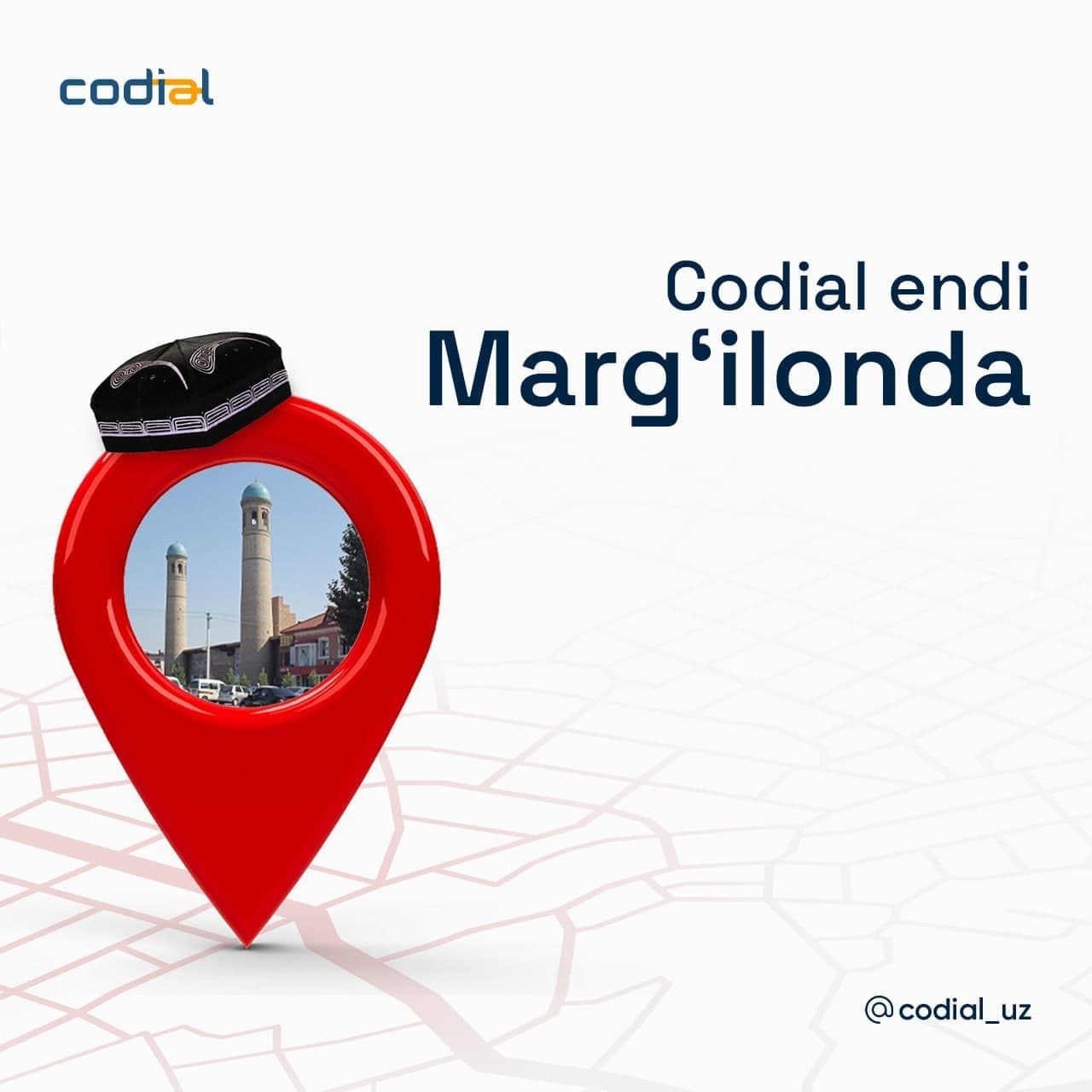Codial endi Marg'ilon shahrida!